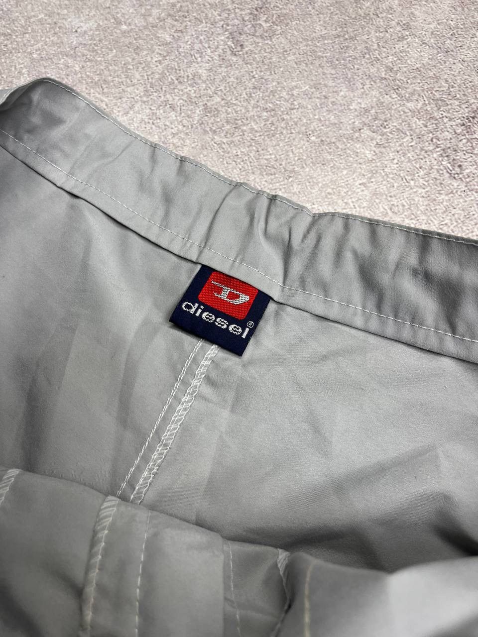 Diesel × Vintage Vintage Diesel Nylon Cargo Baggy Short Jorts Y2K L Size US 34 / EU 50 - 6 Thumbnail