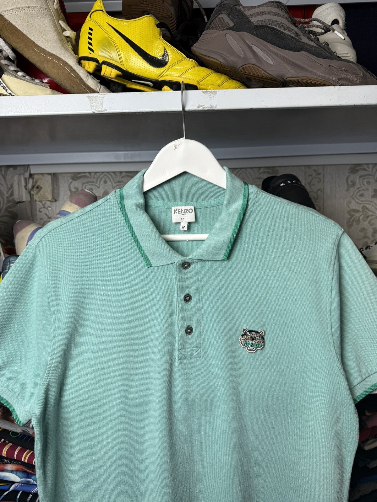 Kenzo Kenzo Polo t shirt men K fit tee White logo Tiger Size US M / EU 48-50 / 2 - 2 Thumbnail