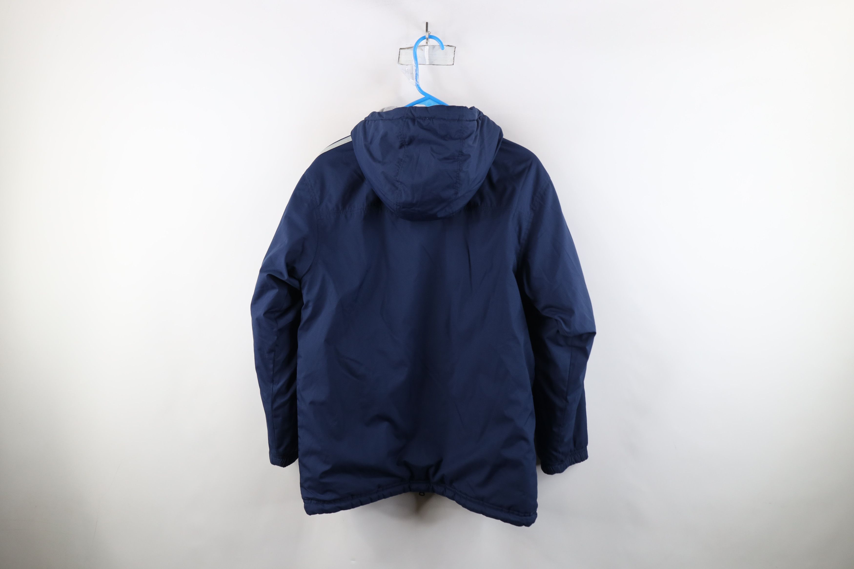 Adidas × Vintage Vintage Y2K 2003 Adidas Striped Reversible Hooded Jacket Size L / US 10 / IT 46 - 8 Thumbnail