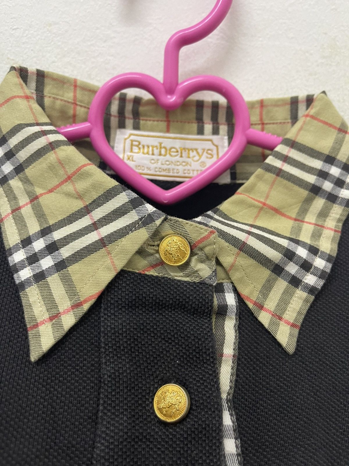 Burberry Rare 90s Vintage BURBERRYS Polo Dress Size XL / US 12-14 / IT 48-50 - 3 Thumbnail