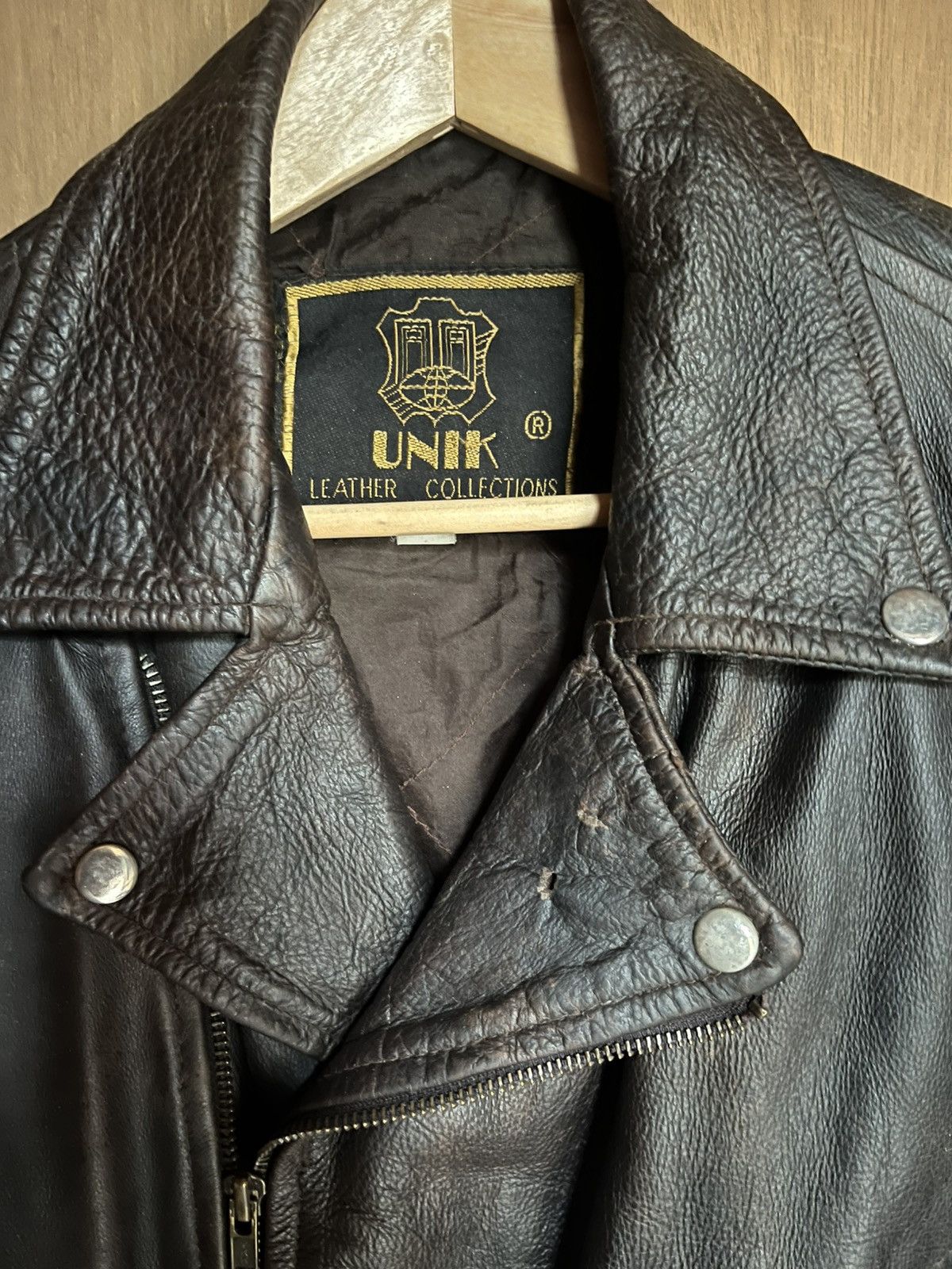 UNIK International Inc. UNIK Leather Jacket Size 46 Size US S / EU 44-46 / 1 - 12 Thumbnail