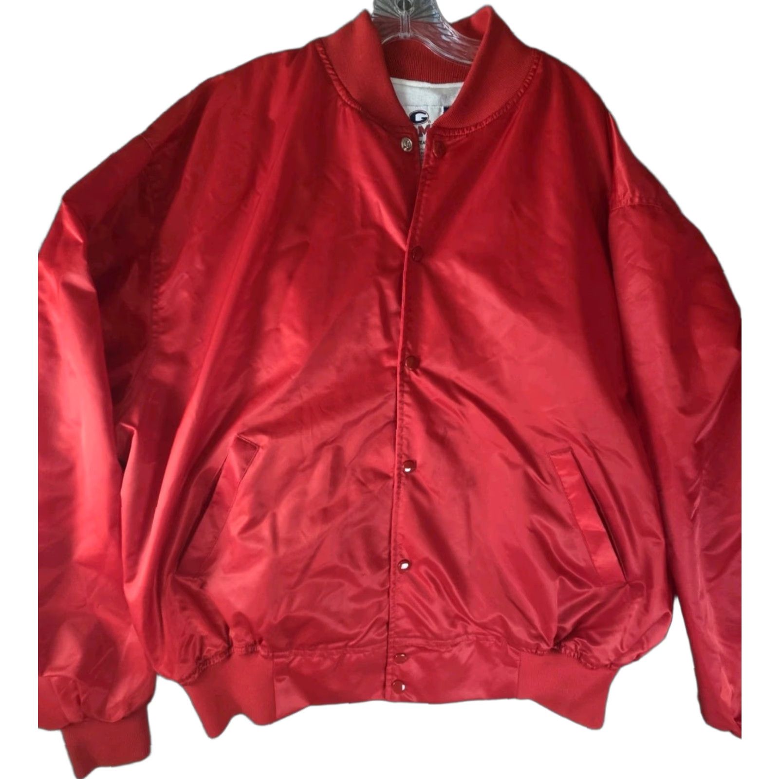Vintage VINTAGE Celestial Farms Harness Racing Satin Jacket 3XL Red Men's Horse Windbreaker Satin Jacket Size US XXL / EU 58 / 5 - 1 Thumbnail