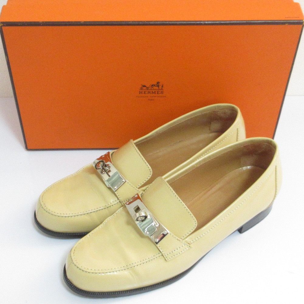 Hermes Hermes Hermes Destin Leather Loafers Leather Shoes DUTY FREE for USA Size ONE SIZE - 1 Thumbnail
