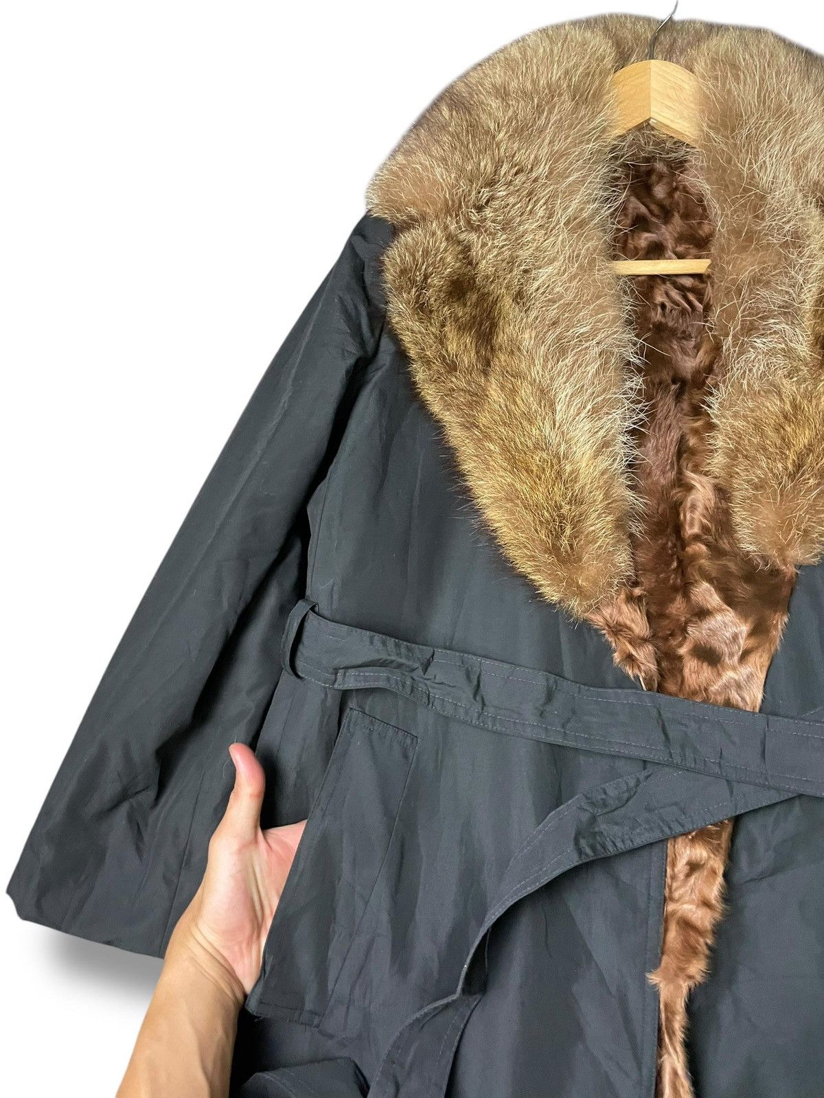 Designer × Other × Vintage Vintage Hausammann Mink Fur Long Jacket (49) Size US S / EU 44-46 / 1 - 7 Thumbnail