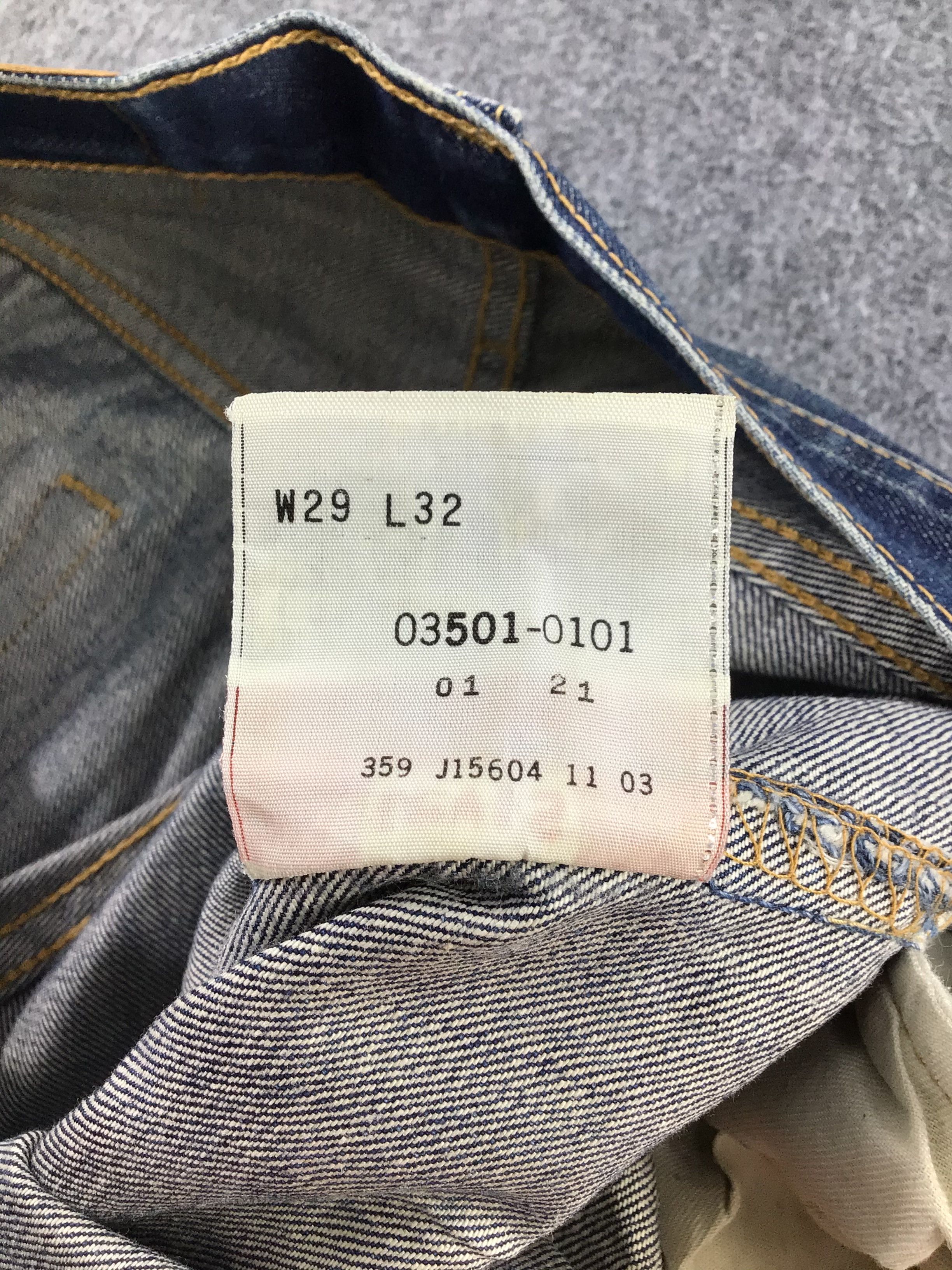 Levi's Vintage 90s Levis 501 Jeans-JM577 Size US 29 - 11 Thumbnail