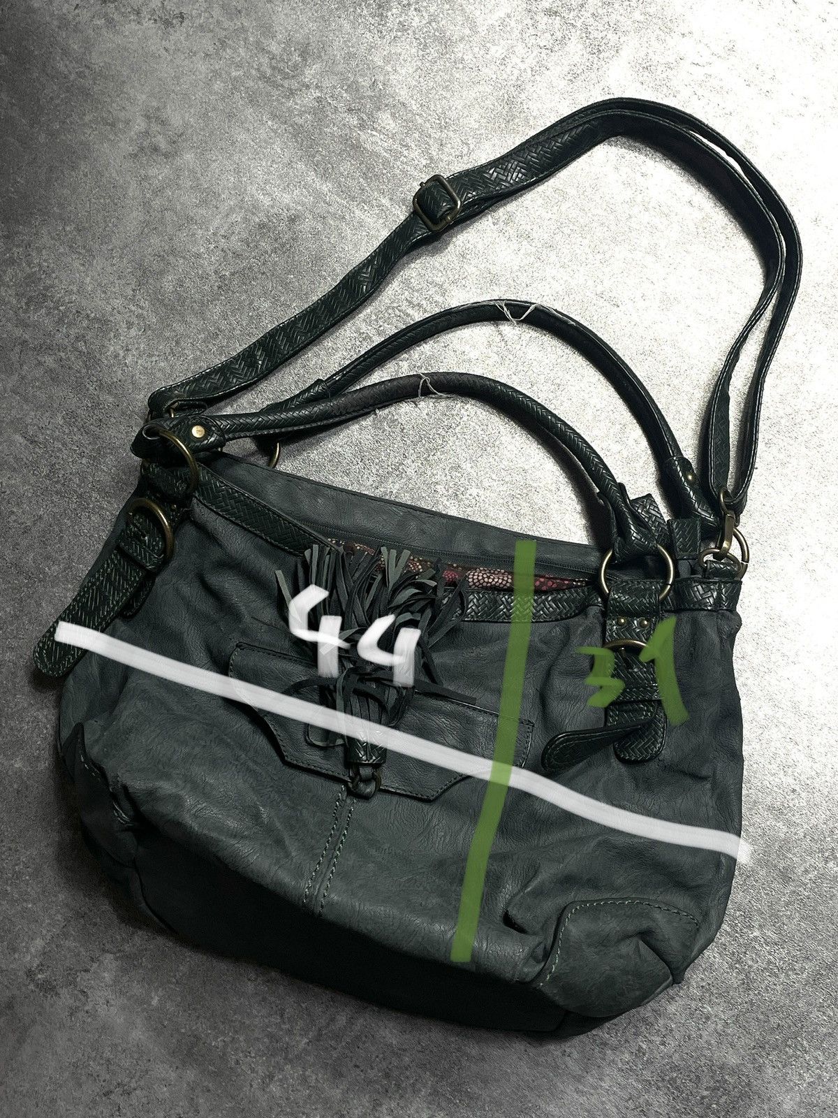 Vintage 🔥RARE🔥Vintage Y2K Leather Bag Rare Size ONE SIZE - 12 Thumbnail