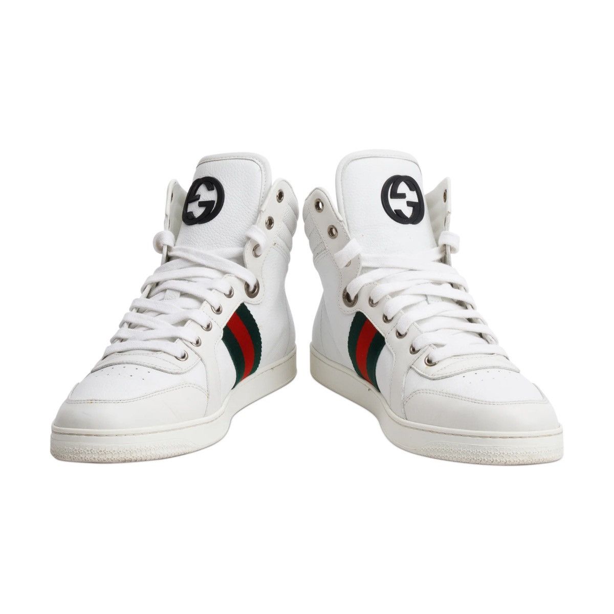 Gucci Gucci G Coda Stripe High-Top Sneakers Size US 8.5 / EU 41-42 - 4 Thumbnail