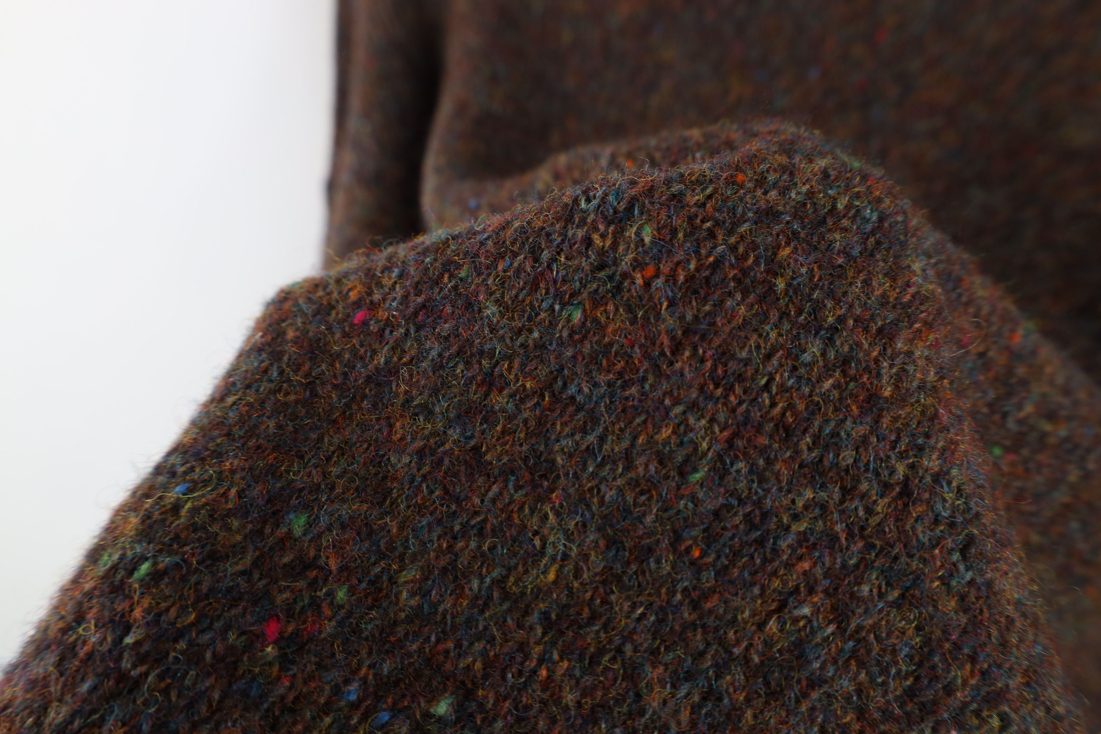 Vintage Vintage 90s Streetwear Wool Knit Turtleneck Sweater USA Size XL / US 12-14 / IT 48-50 - 7 Thumbnail
