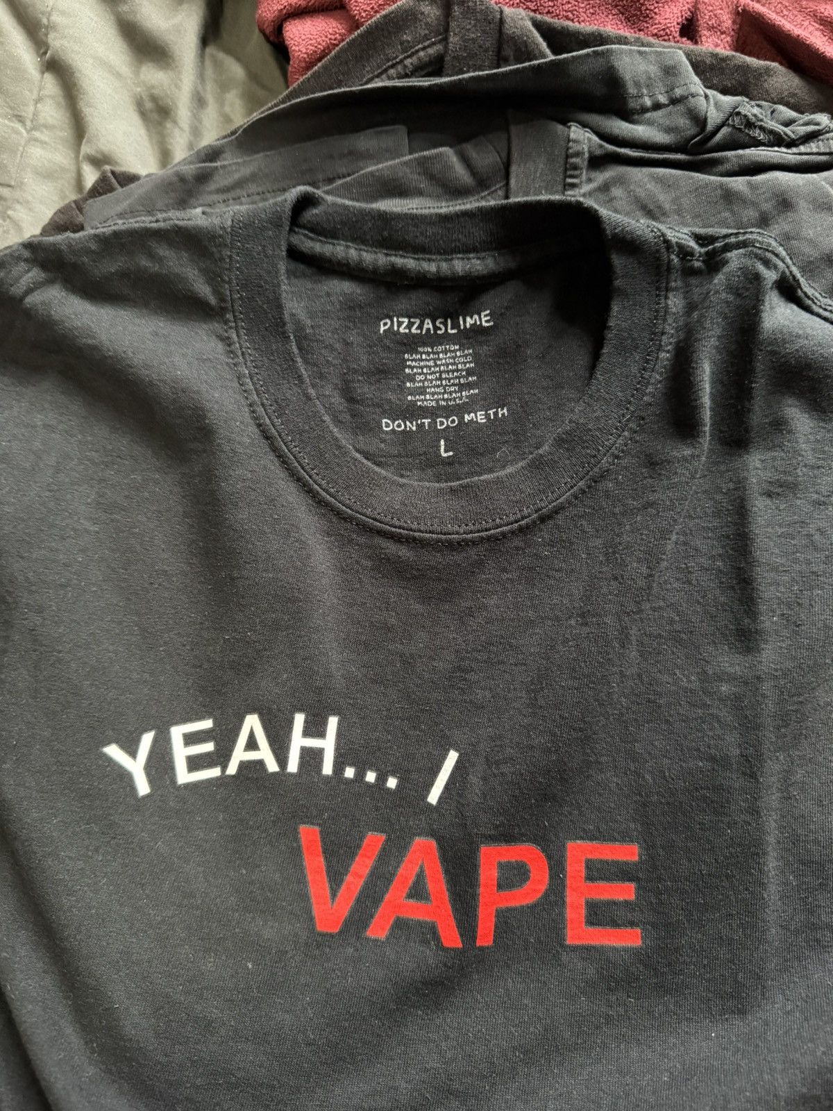 Pizza Slime yeah i vape tee Size US L / EU 52-54 / 3 - 3 Thumbnail