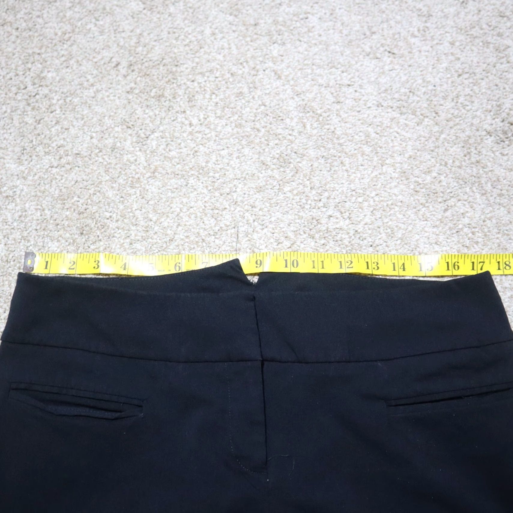 Vintage Lane Bryant Dress Pants Wide-Leg Pants Black Rayon Spandex Women's Size 2 Size 26" / US 2 / IT 38 - 4 Thumbnail