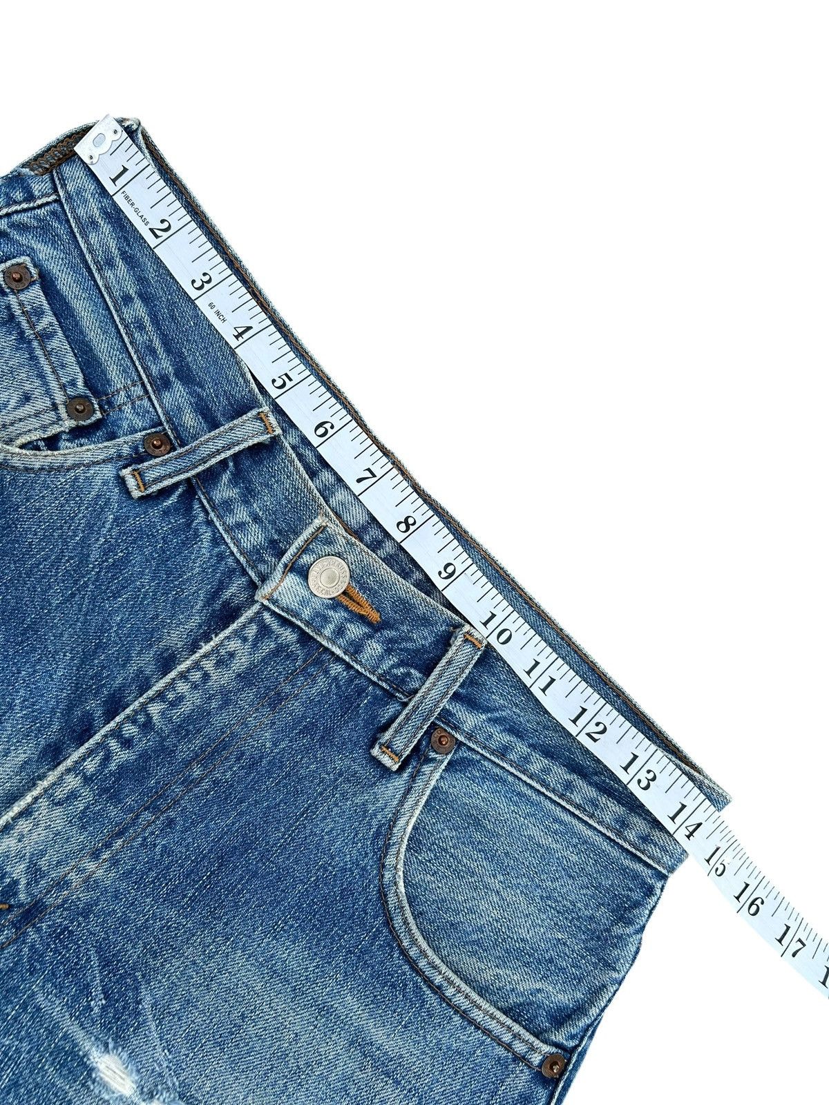 Kapital Vintage Levis Big E Selvedge Thrashed Denim Jeans Size US 29 - 13 Thumbnail
