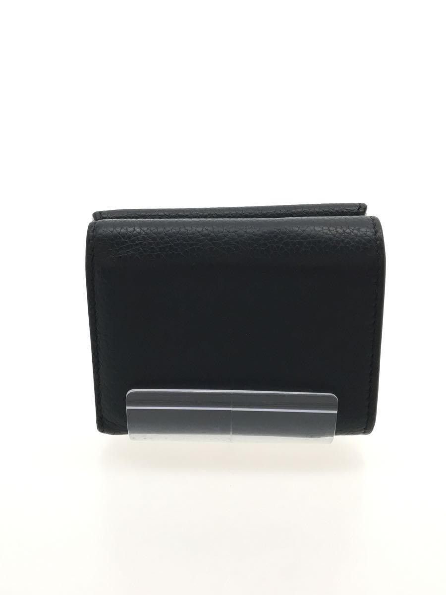 Dior Dior Leather Trifold Wallet Black Size ONE SIZE - 2 Thumbnail