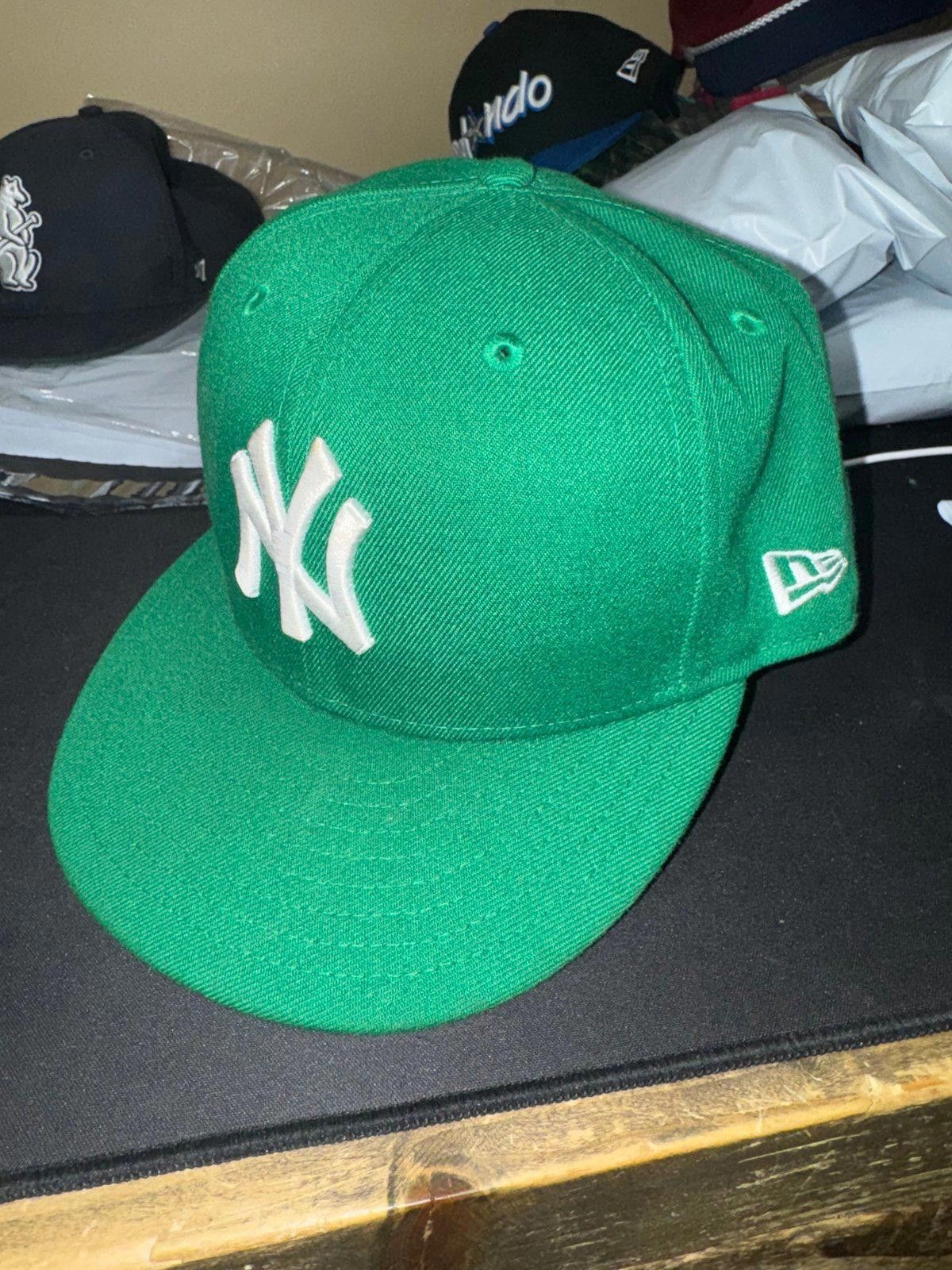 New Era New York Yankees New Era 59FIFTY Fitted Hat - Green 7 3/8 Size ONE SIZE - 3 Thumbnail