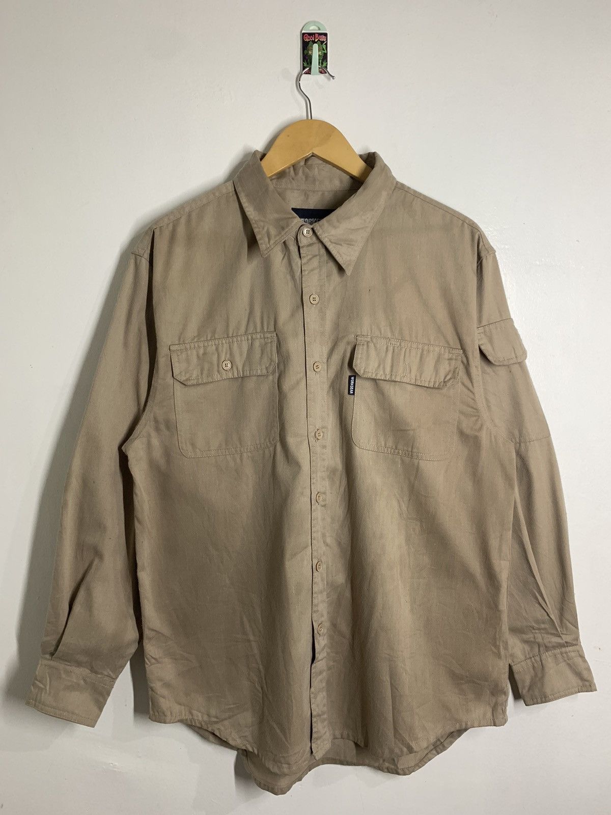 Japanese Brand × Vintage Vintage Workgear Button Down Jacket Size US L / EU 52-54 / 3 - 1 Thumbnail
