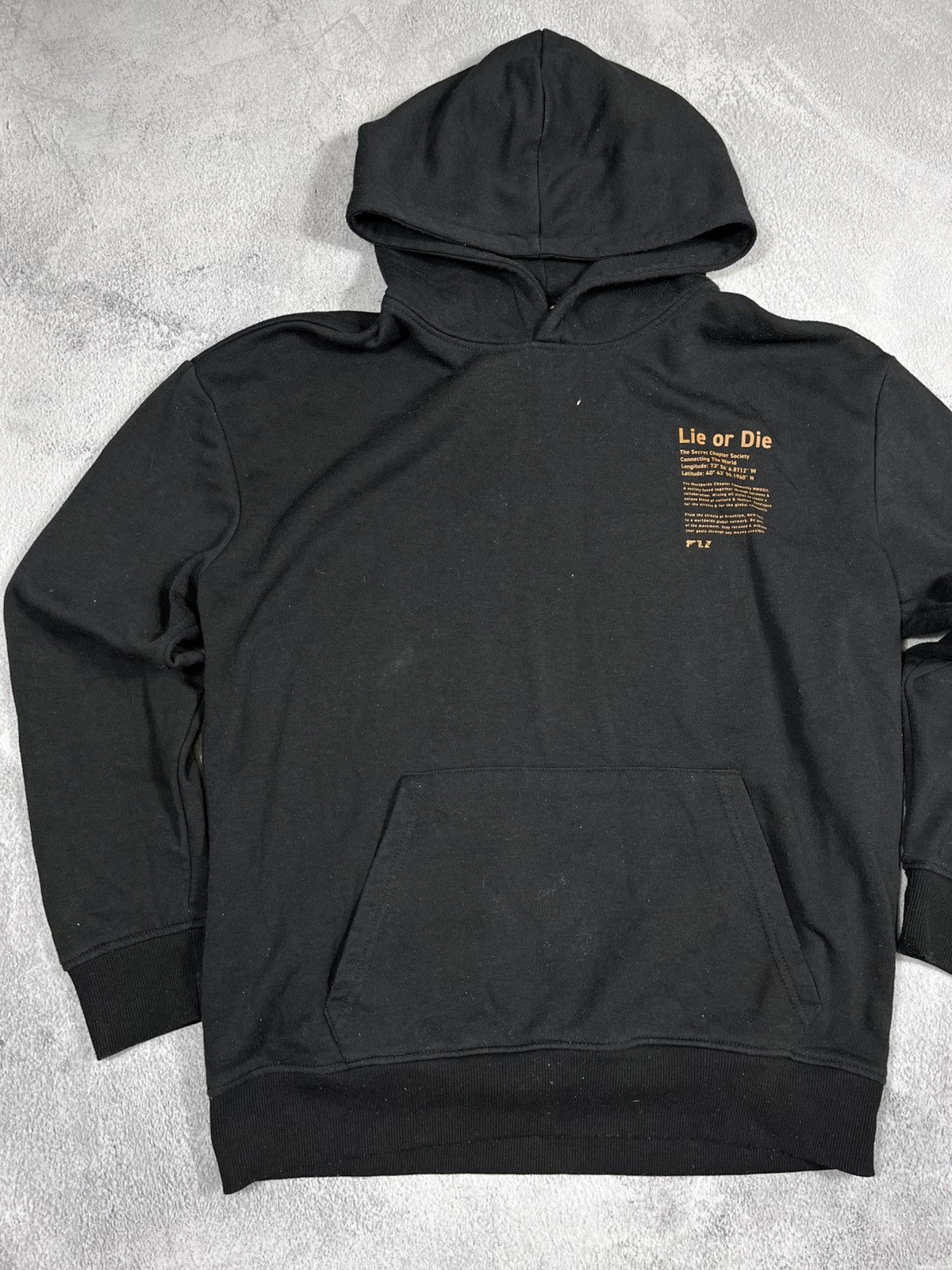 Band Tees × Vintage Vintage Y2K Lie or Die big logo hoodie streetwear M Size US M / EU 48-50 / 2 - 6 Thumbnail