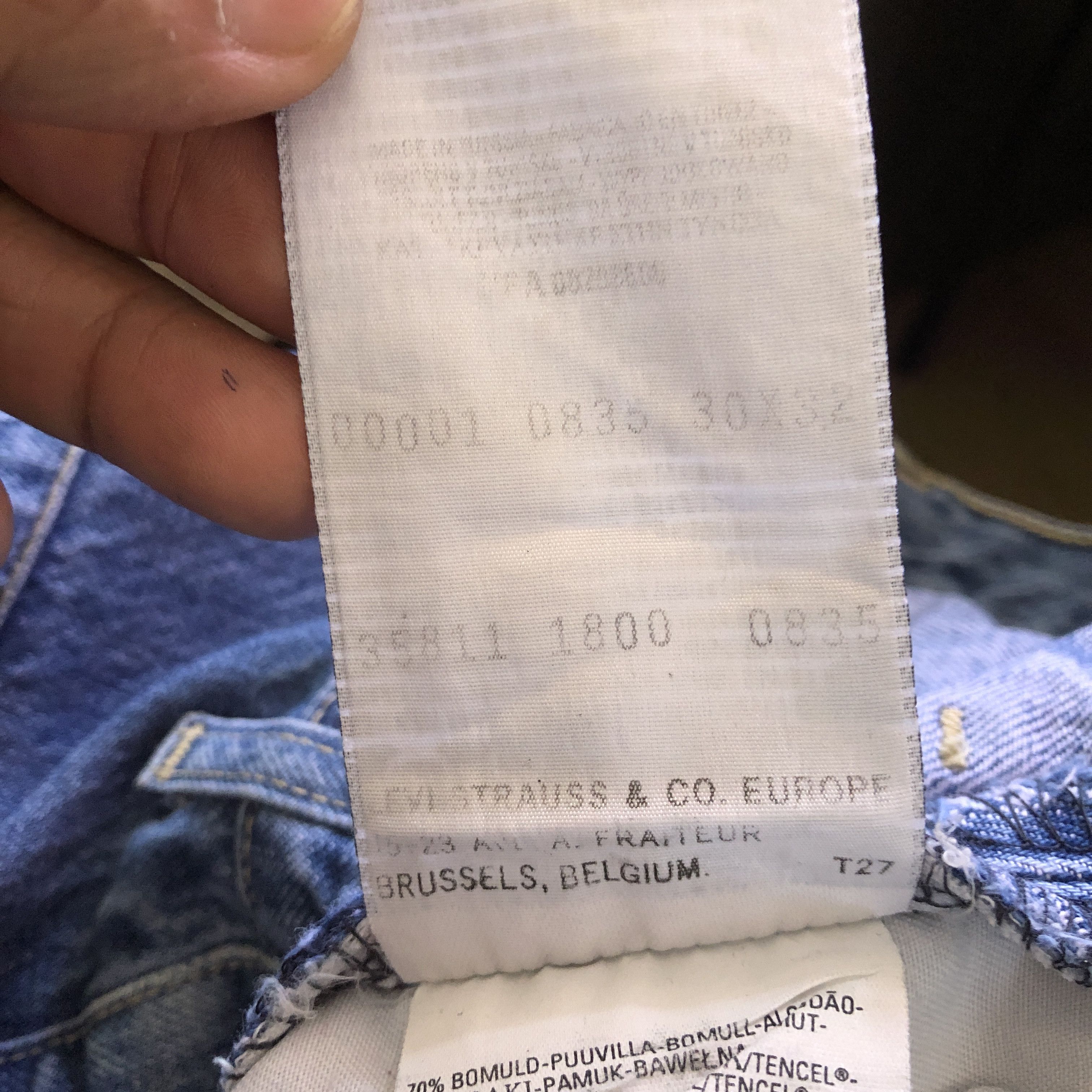 Levi's × Vintage Vintage Levis Engineered Distressed Jeans Levi's Faded Denim Size US 30 / EU 46 - 8 Thumbnail