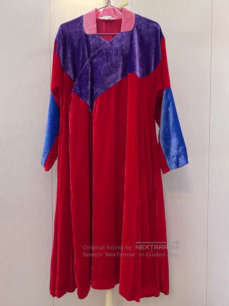 Comme des Garcons Comme Des Garcons Velvet Chinese style off-shoulder dress Size S / US 4 / IT 40 - 1 Thumbnail