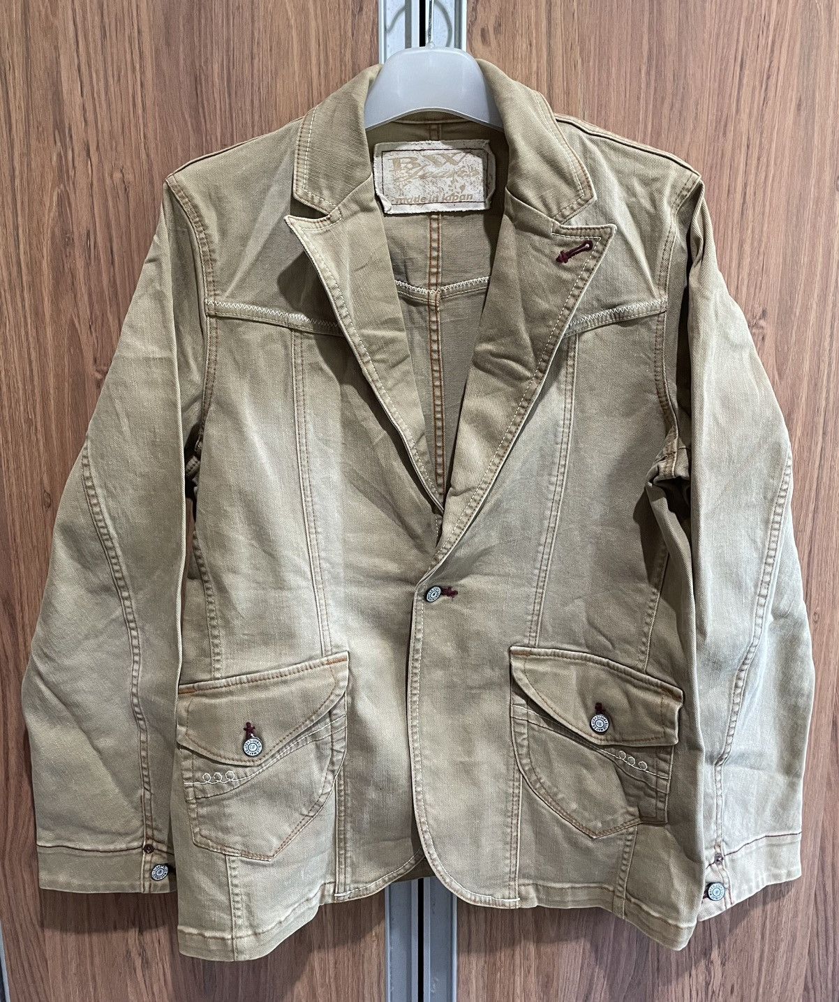 Japanese Brand BLUE WAY BLAZER JACKET CHORE HICKORY Size US L / EU 52-54 / 3 - 2 Thumbnail