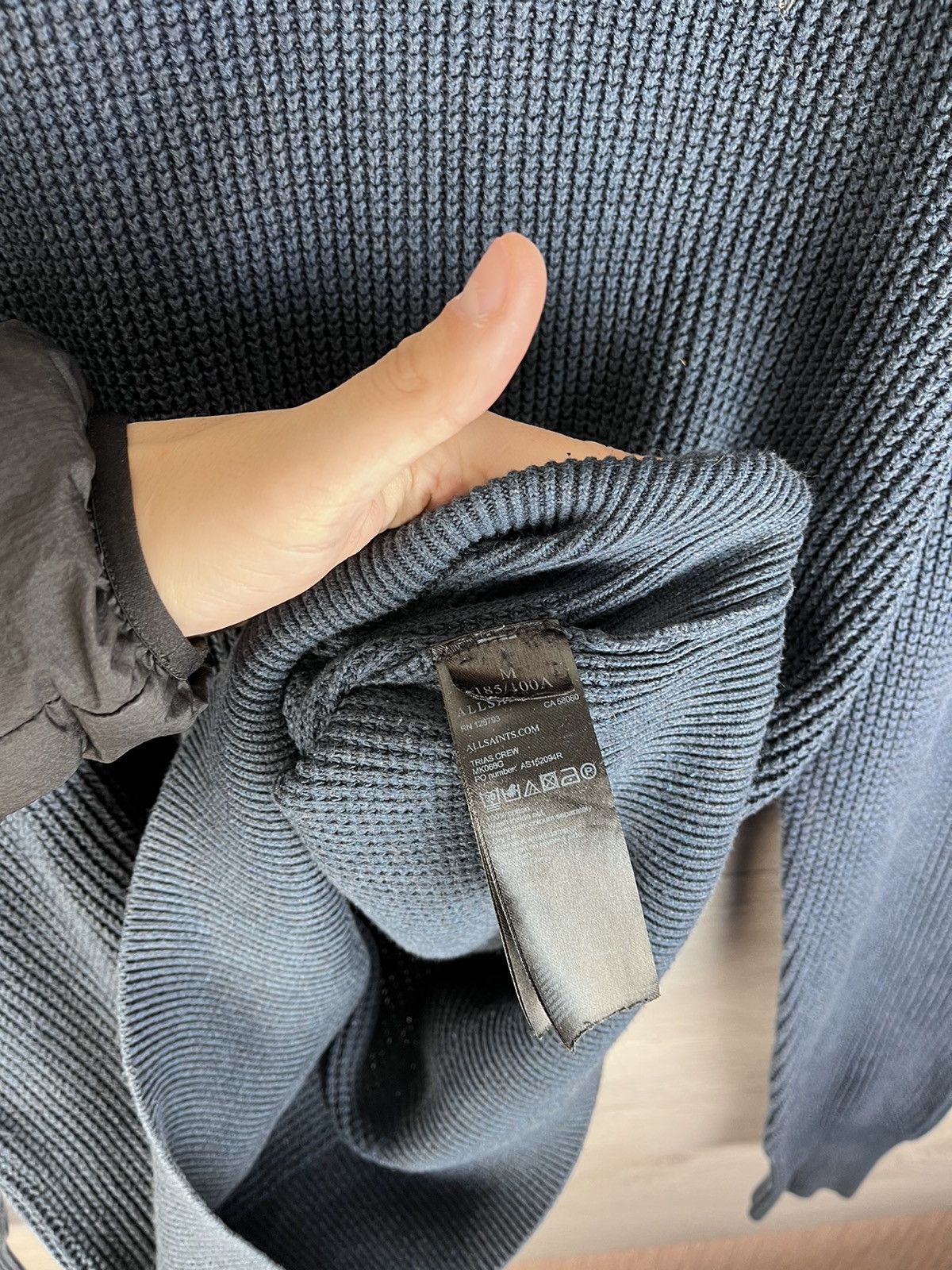 Allsaints Men’s sweater Allsaints size M y2k cotton 100% USA 🇺🇸 Size US M / EU 48-50 / 2 - 7 Thumbnail