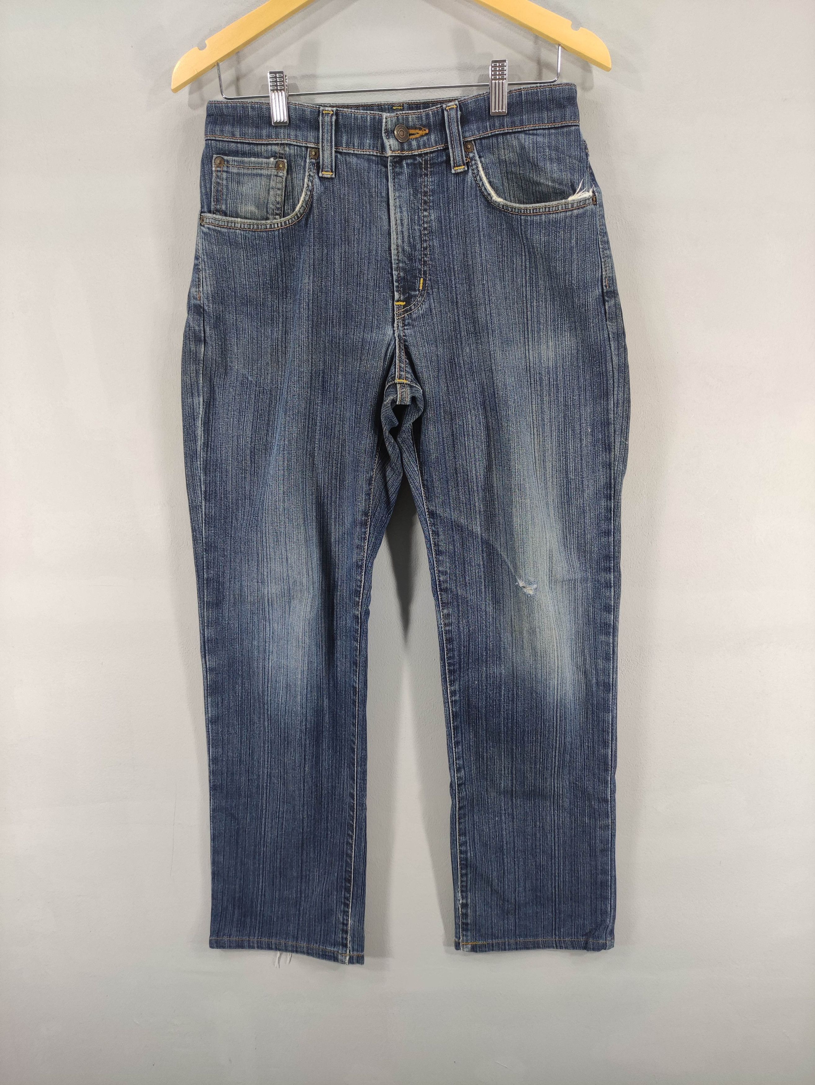 Wrangler Vintage Wrangle 403 Soft-Flex Distressed Denim Jeans Size US 30 / EU 46 - 1 Thumbnail