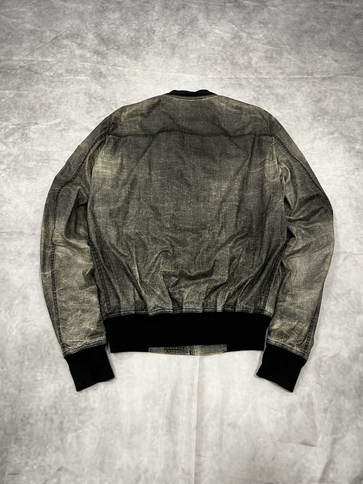 Rick Owens Rick Owens Drkshdw Rare Wet Asphalt MA-1 Bomber Jacket Size US S / EU 44-46 / 1 - 4 Thumbnail
