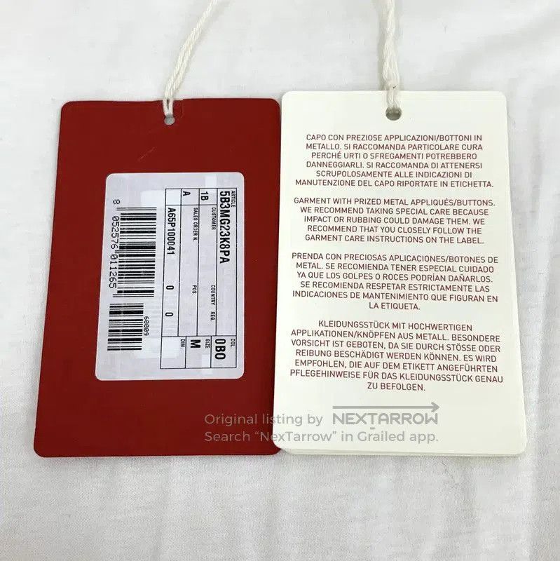 Valentino Valentino White Cotton T-Shirt for Women . Size M / US 6-8 / IT 42-44 - 6 Thumbnail
