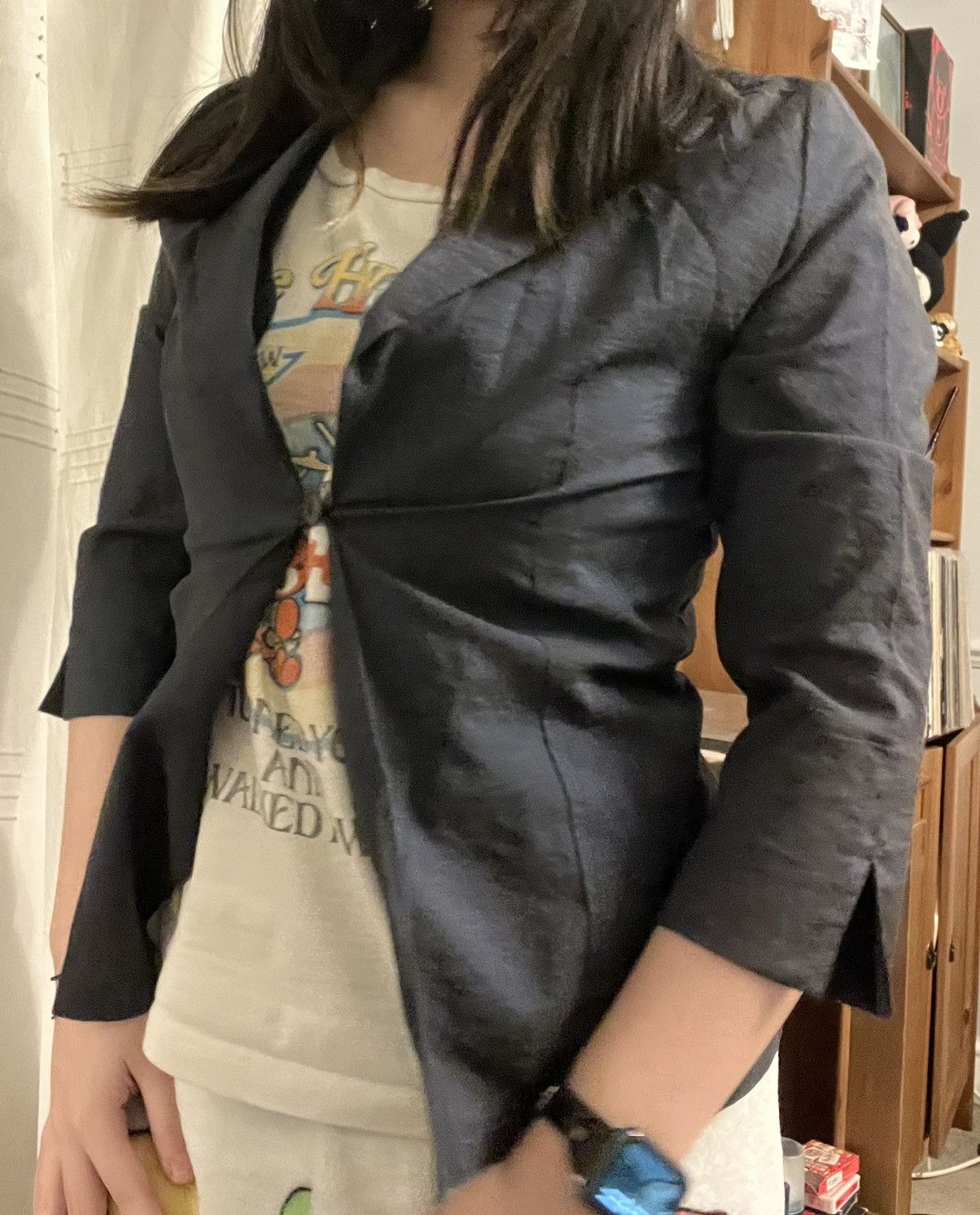 Kenzo Kenzo club charcoal suit set Size 26" / US 2 / IT 38 - 13 Thumbnail