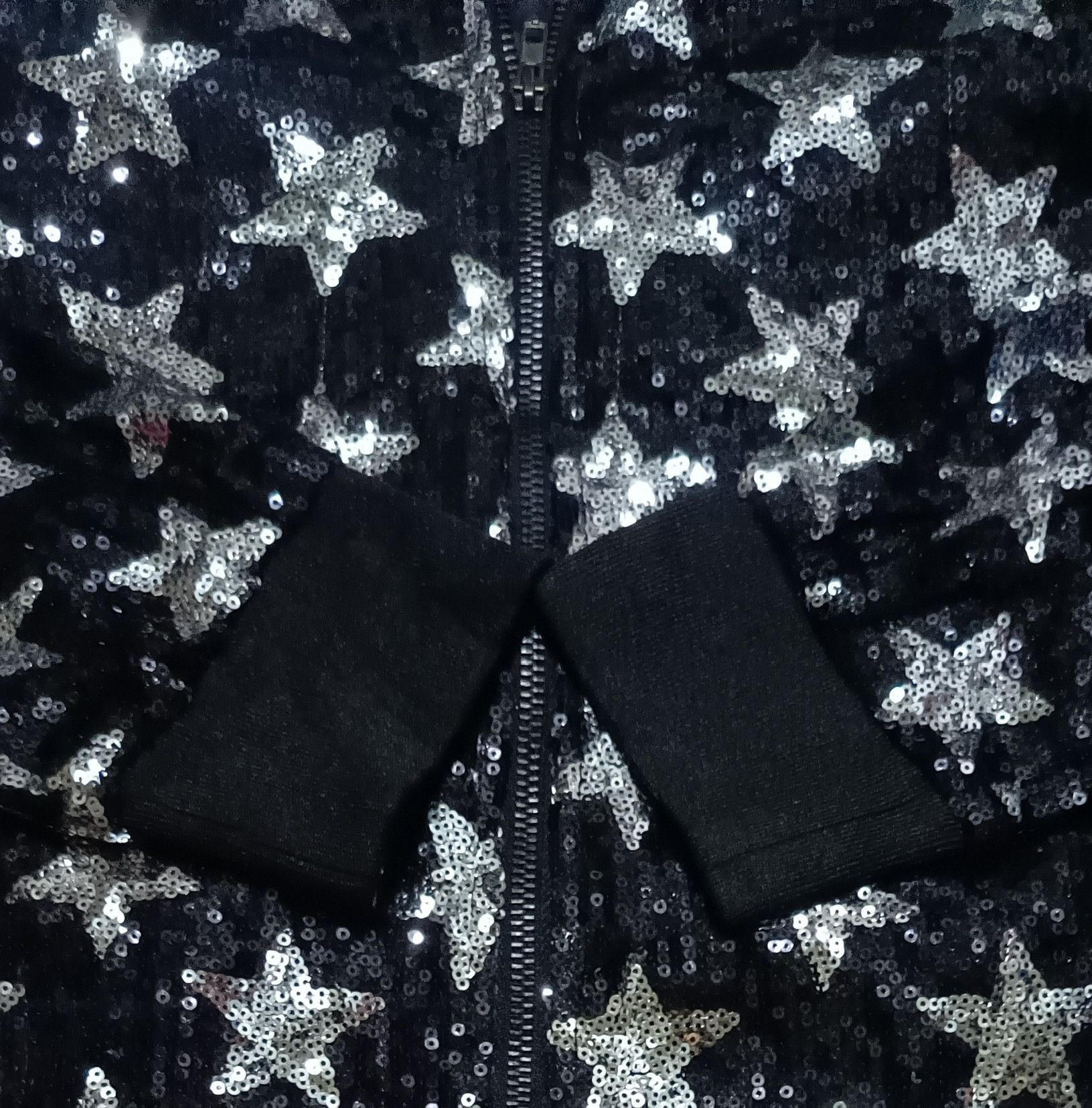 Other 2000's Japan bomber full of sparkling stars Size M / US 6-8 / IT 42-44 - 4 Thumbnail