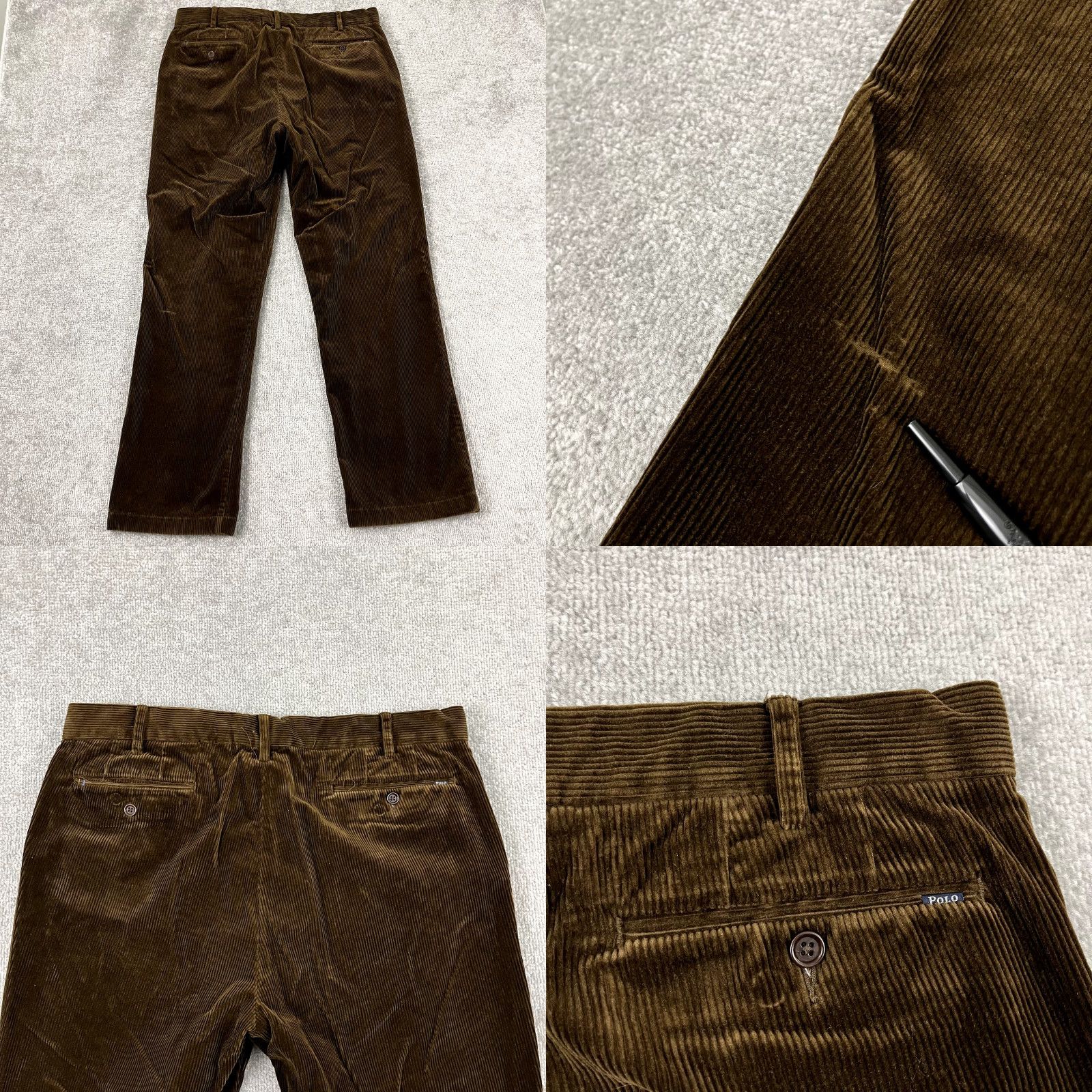 Polo Ralph Lauren VINTAGE Polo Ralph Lauren Pants Men 38x30 Corduroy Straight Leg Brown Casual Size US M / EU 48-50 / 2 - 8 Thumbnail