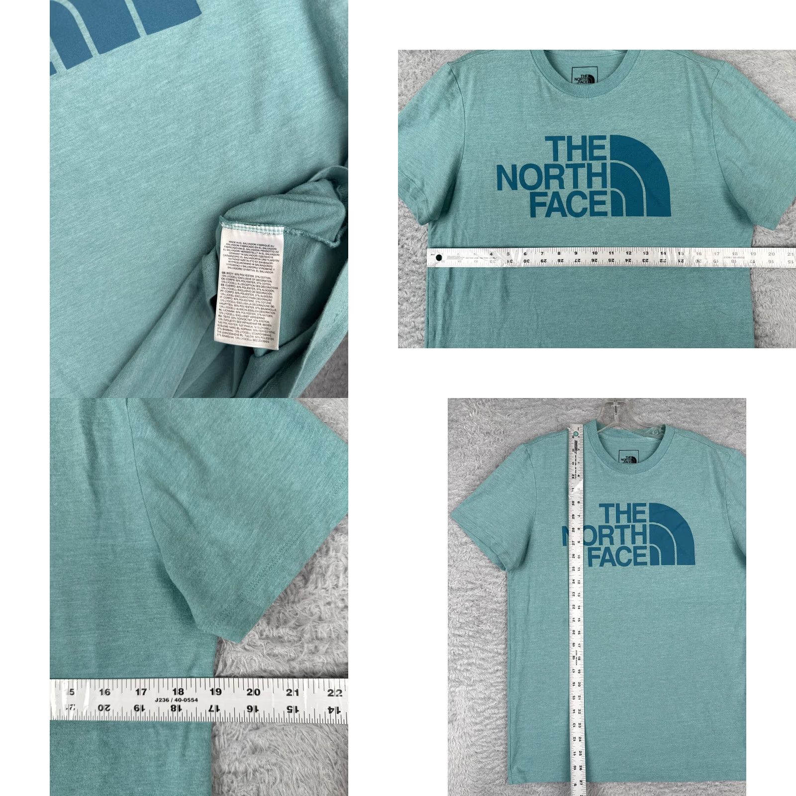 The North Face The North Face Shirt Men Medium Blue Short Sleeve Crew Neck Cotton Poly Blend Size US M / EU 48-50 / 2 - 8 Thumbnail