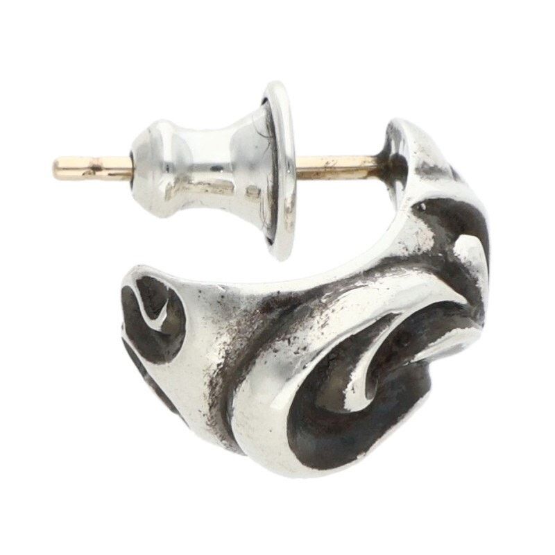 Chrome Hearts Chrome Hearts Curved Teardrop Silver Earring Size ONE SIZE - 4 Thumbnail