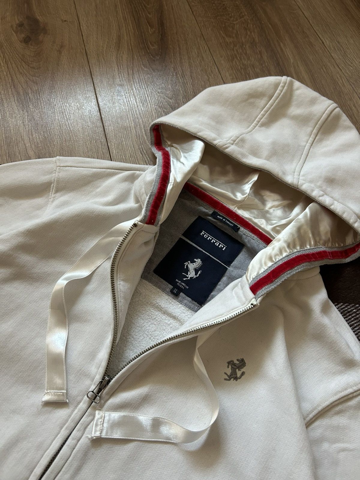 Ferrari × Vintage Vintage Ferrari y2k zip-hoodies mens racing Size US M / EU 48-50 / 2 - 4 Thumbnail