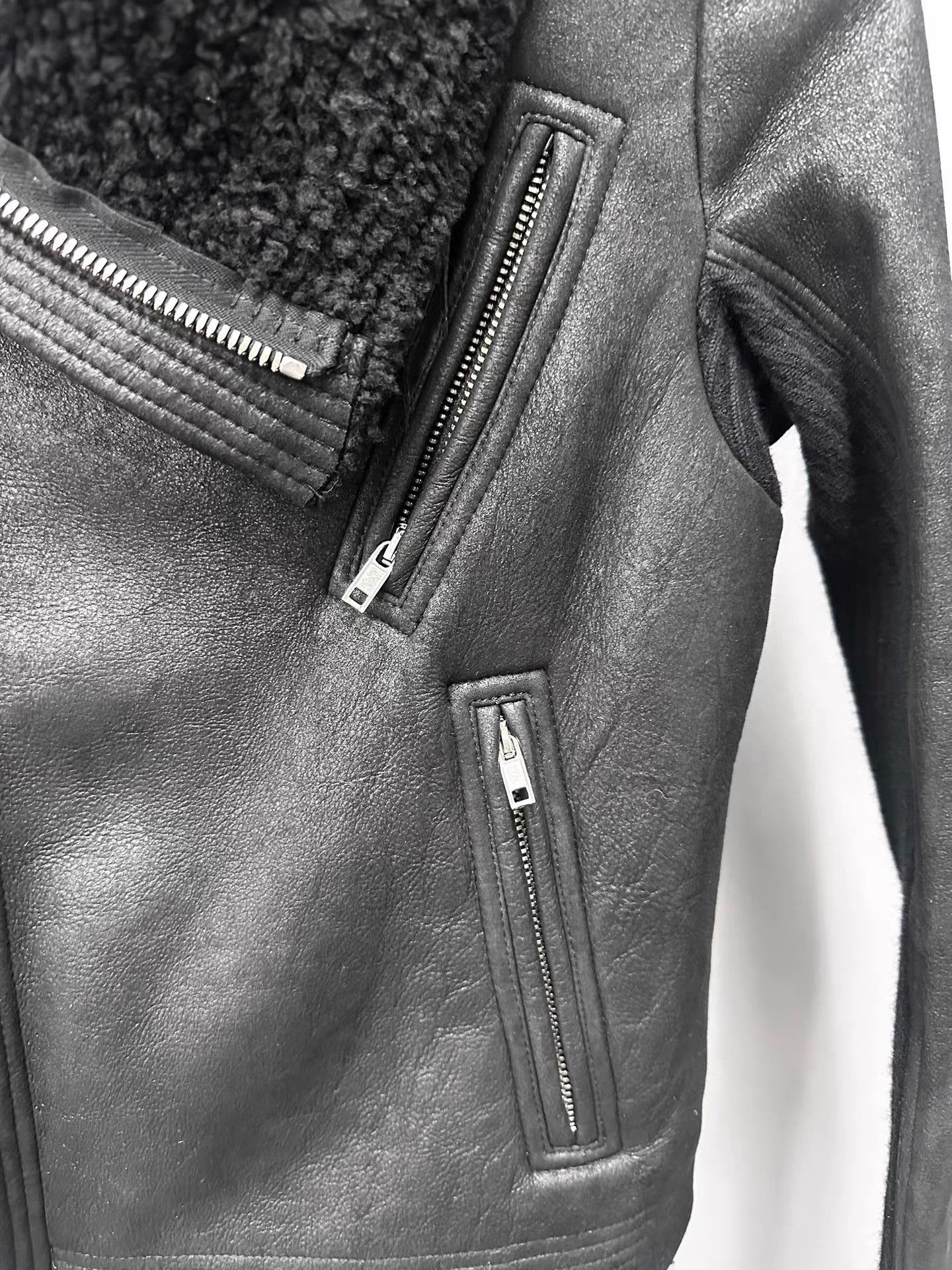 Rick Owens Rick Owens Shearling Fur Integrated Coat K34 Size S / US 4 / IT 40 - 4 Thumbnail