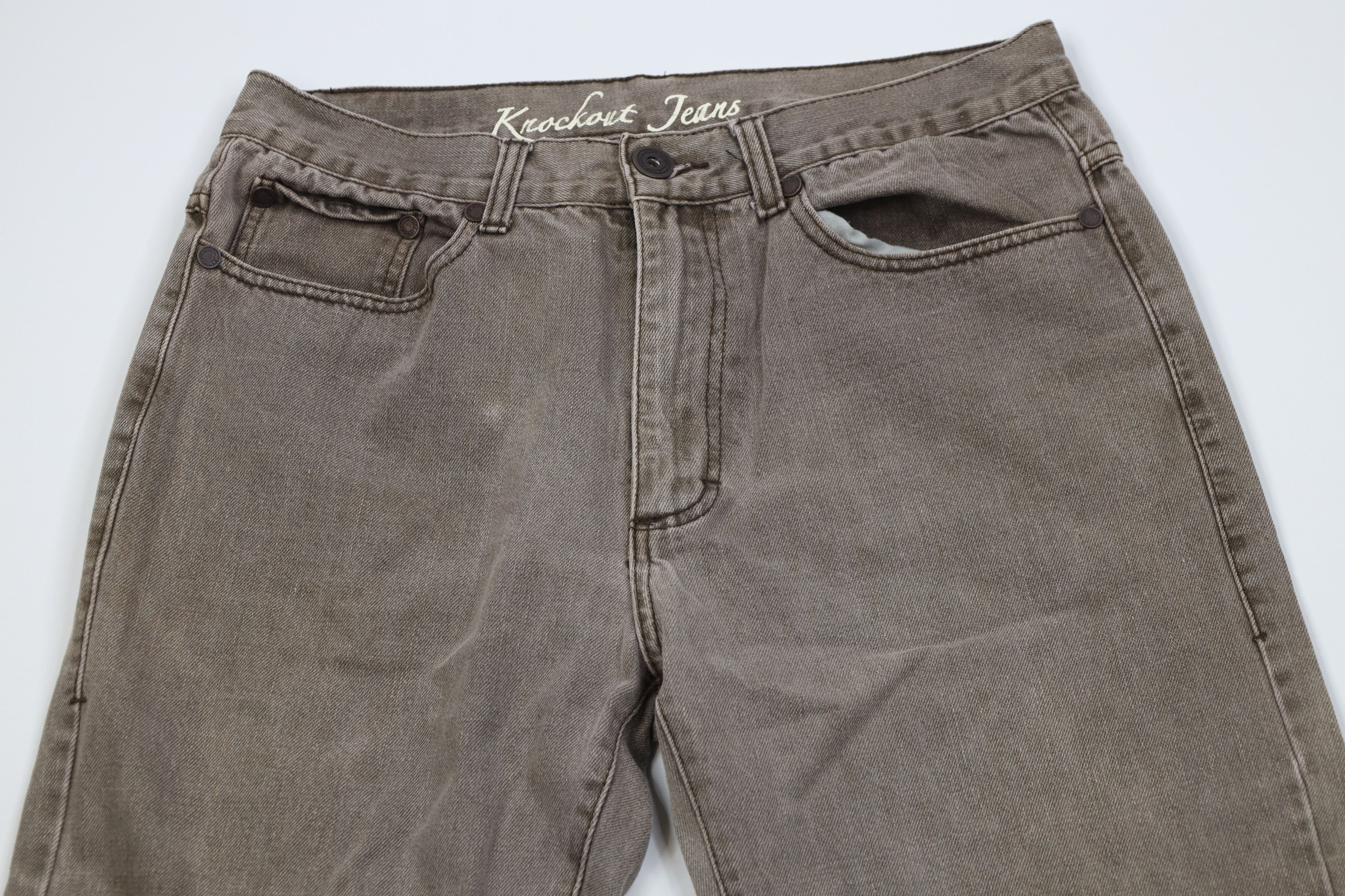 Vintage Vintage 90s Y2K Streetwear Baggy Wide Leg Denim Jeans Brown Size US 34 / EU 50 - 2 Thumbnail