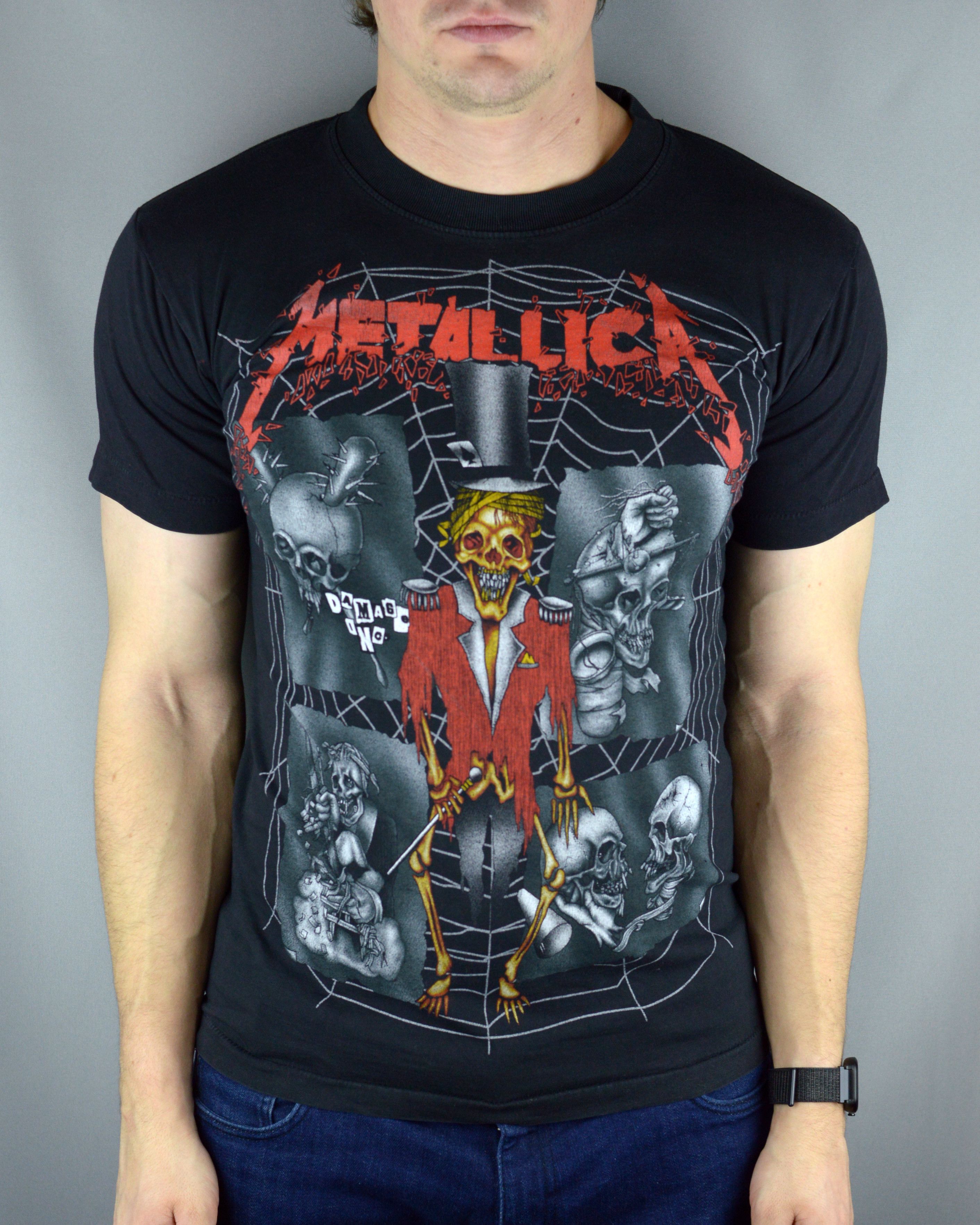 Metallica Vintage Metallica The Struggle Within Pushead 90s t shirt Size US S / EU 44-46 / 1 - 1 Thumbnail