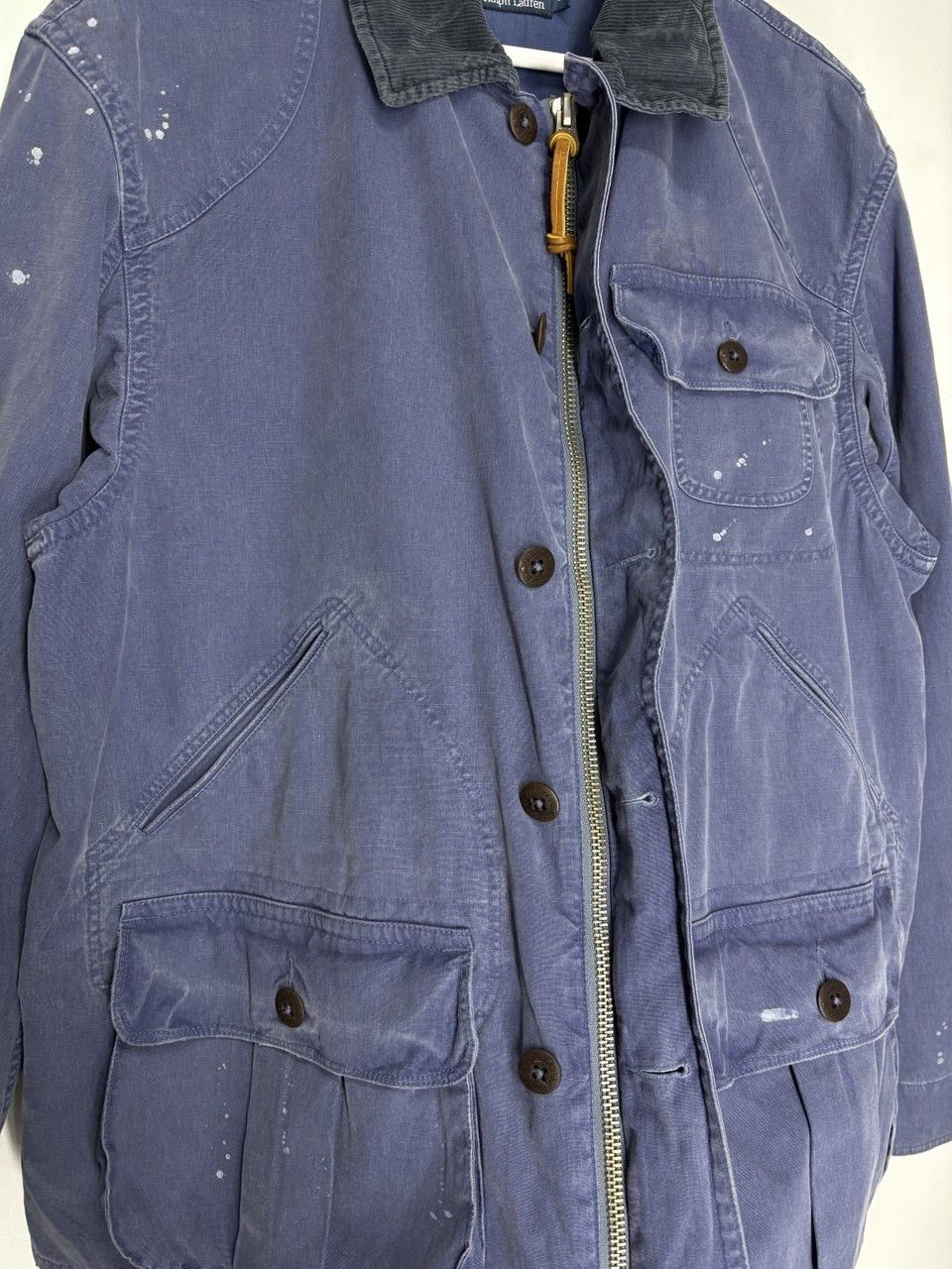 Polo Ralph Lauren Polo Ralph Lauren Vintage Workwear Indigo Chore Jacket RRL Size US L / EU 52-54 / 3 - 13 Thumbnail