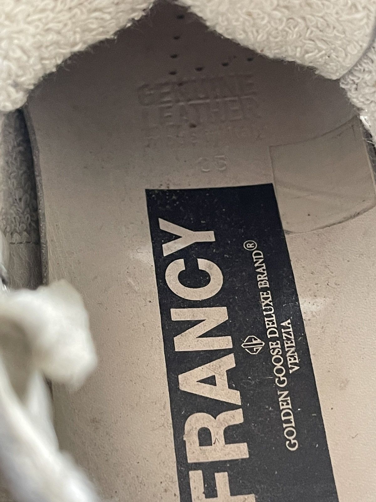 Golden Goose Golden Goose Francy Hi Top Sneakers Size US 5 / IT 35 - 10 Thumbnail