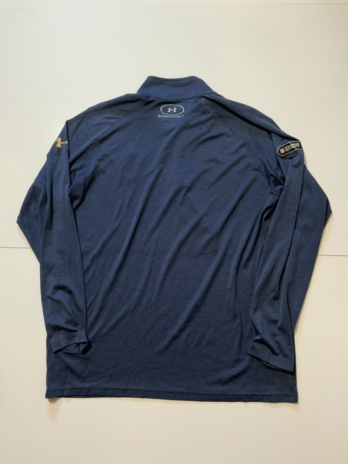 NFL × Under Armour St Louis Rams Los Angeles Combine 1/4 Zip Pullover Size US M / EU 48-50 / 2 - 2 Thumbnail