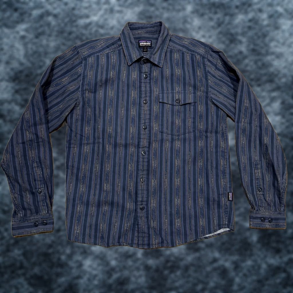 Patagonia Patagonia Fjord Button Flannel Shirt Mens Small Hiking Lightweight Long Sleeve Size US S / EU 44-46 / 1 - 1 Thumbnail