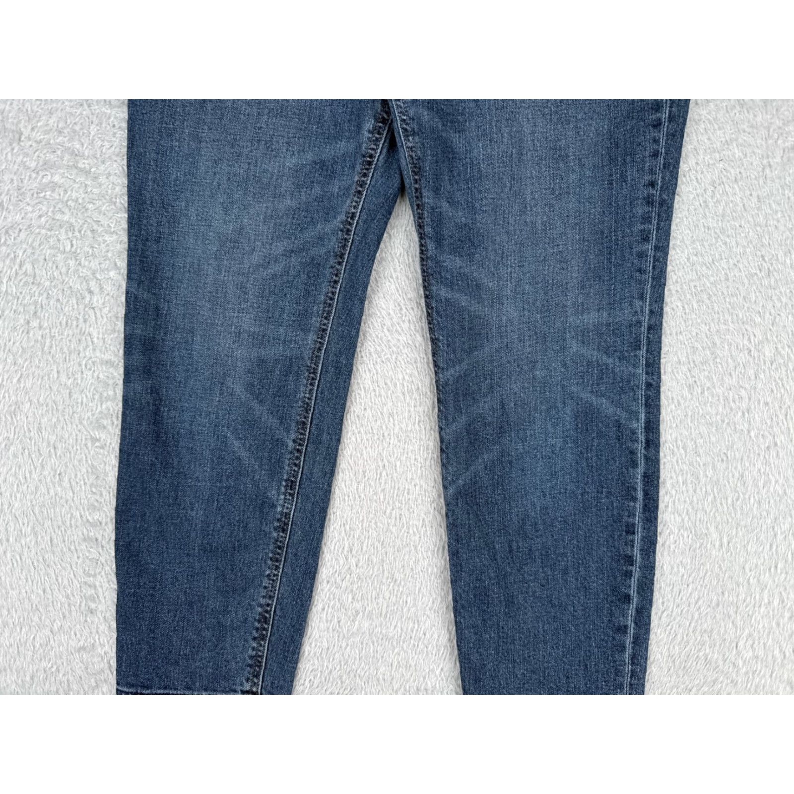 Old Navy VINTAGE Old Navy Jeans Womens 4 Blue Denim Boyfriend Mid Rise Raw Hem Cotton 28x24 Size 32" / US 10 / IT 46 - 3 Thumbnail