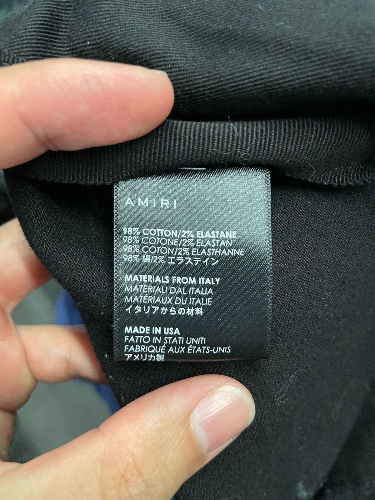 Amiri Amiri Black Diamonds Destroyed Jeans Size US 30 / EU 46 - 8 Thumbnail