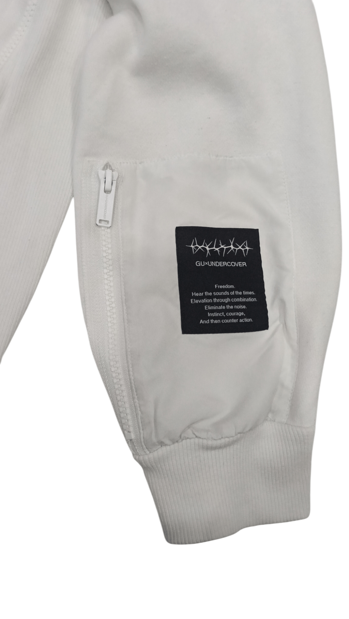 GU × Undercover GU UNDERCOVER White Sweatshirt (S 372) Size US L / EU 52-54 / 3 - 5 Thumbnail