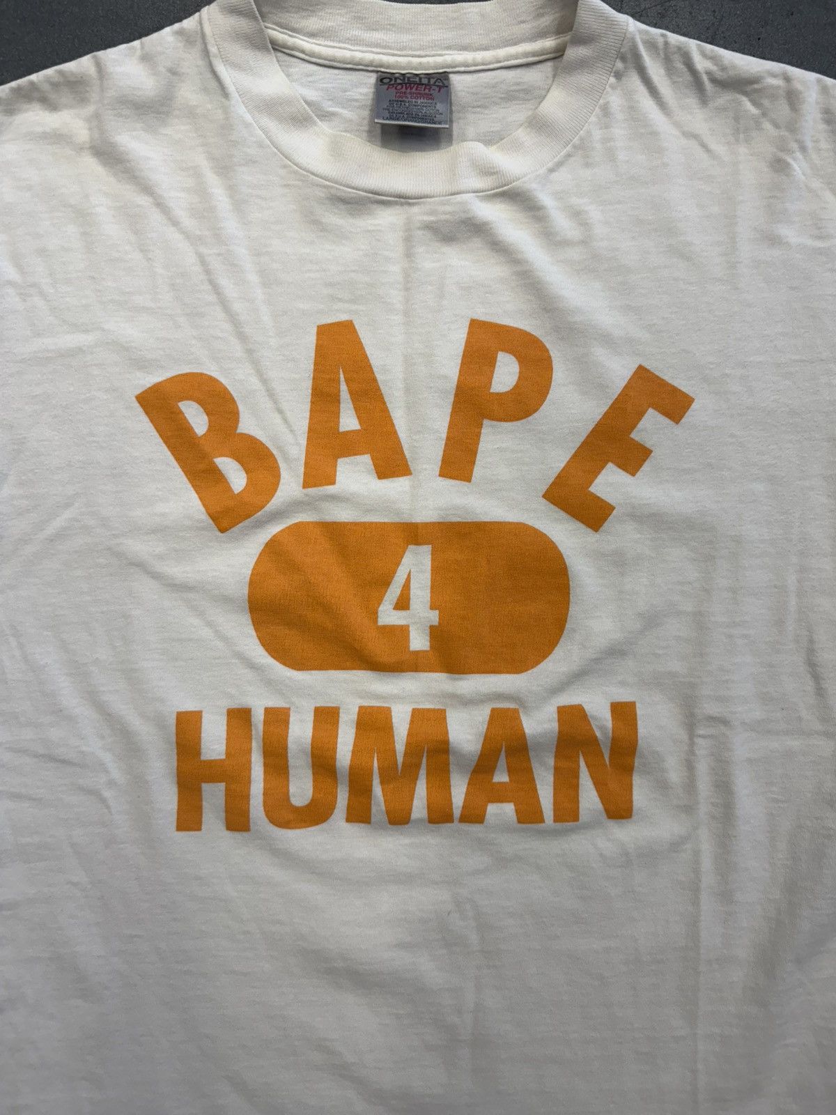 Bape × Vintage 90’s Vintage Bape For Human Tee Size US L / EU 52-54 / 3 - 3 Thumbnail