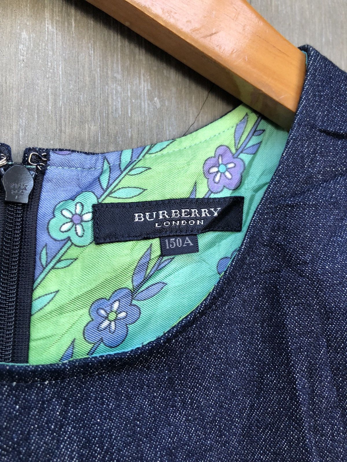 Burberry Burberry Denim Midi Dress Size S / US 4 / IT 40 - 4 Thumbnail