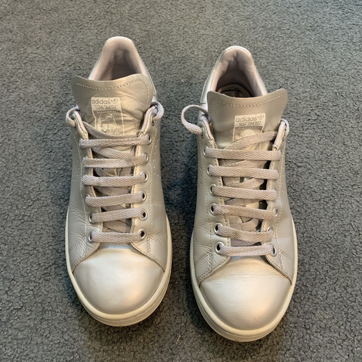 Adidas × Raf Simons Adidas x Raf Simons Stan Smith 'Silver Metallic' (FW15) Size US 7.5 / EU 40-41 - 3 Thumbnail