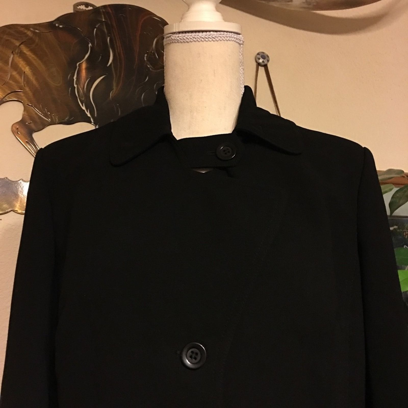 Other Metro Style black collared jacket NWOT 8 Size M / US 6-8 / IT 42-44 - 6 Thumbnail