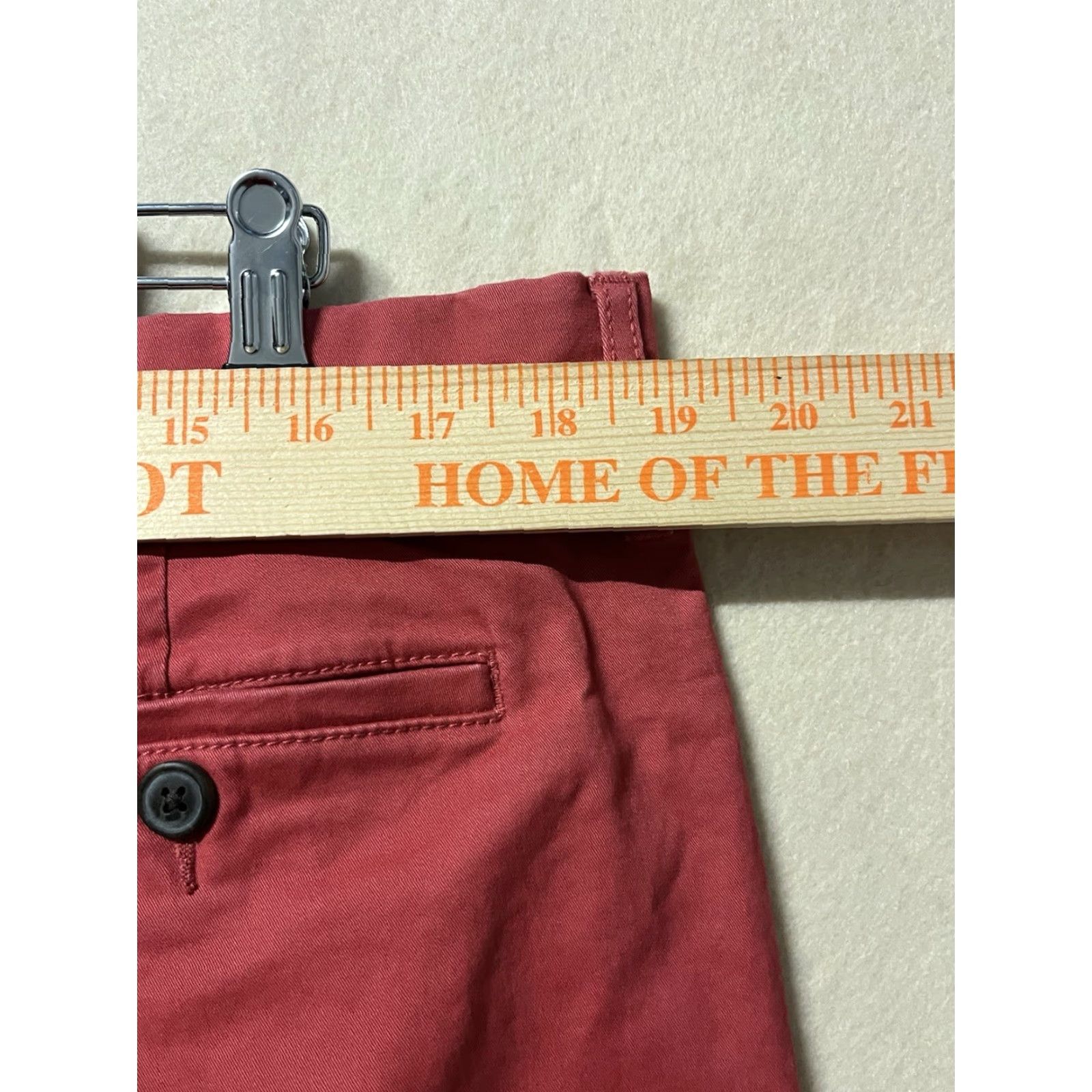 Vintage Goodthreads Pants Men 38 X 28 Chino Straight Red Cotton Blend Stretch Casual Business Travel Shirt? Size US 38 / EU 54 - 3 Thumbnail