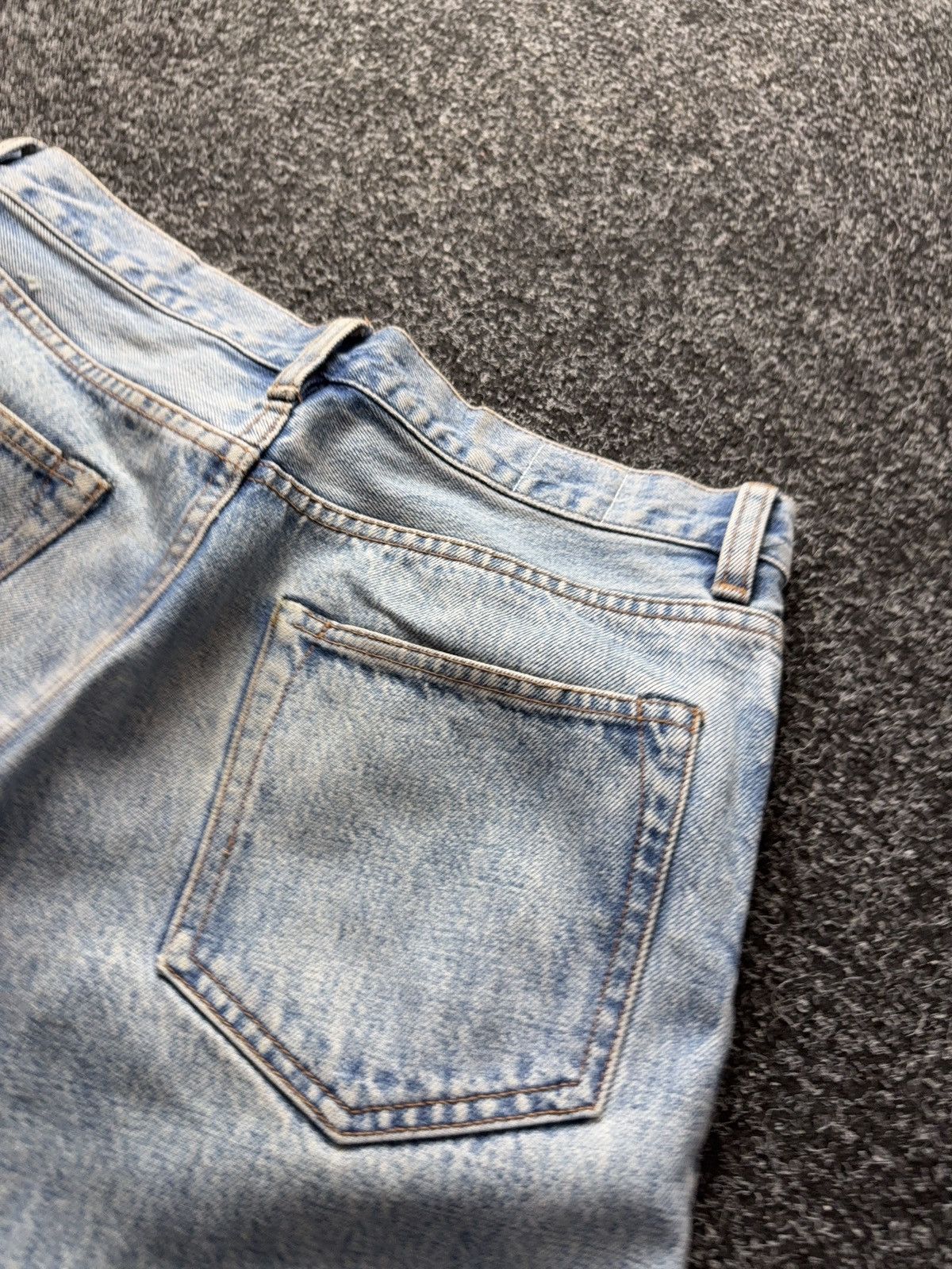 Han Kjobenhavn Han Kjobenhavn Selvedge Jeans Dirty Distressed Light Wash Size US 29 - 21 Thumbnail