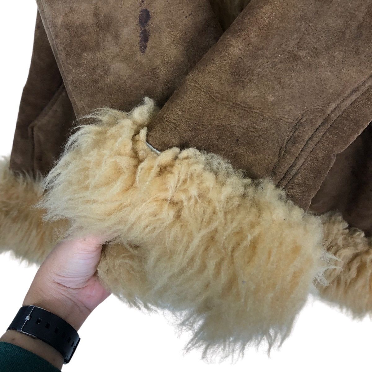 Genuine Leather 🔥RARE GENUINE LEATHER JACKET CALIFORNIA SUEDE MINK FUR Size US M / EU 48-50 / 2 - 12 Thumbnail