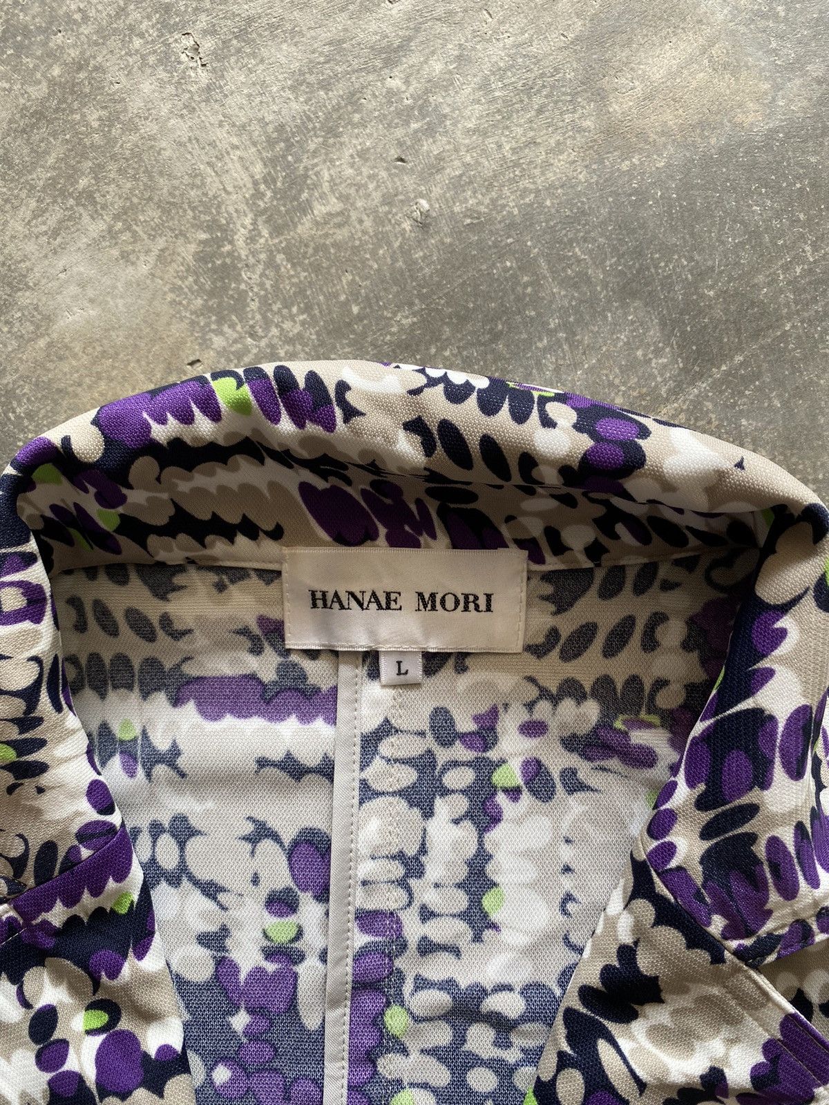 Hanae Mori × Japanese Brand RARE Hanae Mori Size L / US 10 / IT 46 - 2 Thumbnail